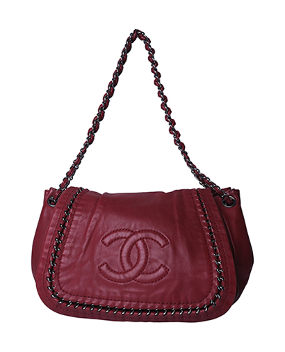 Chanel Luxe Ligne Accordion Flap Bag, front view